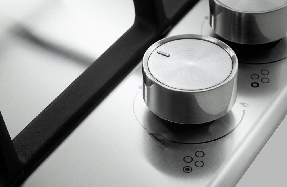 De Longhi NSL460X Life Piano cottura a gas 4 fuochi - cm. 60 - acciaio inox