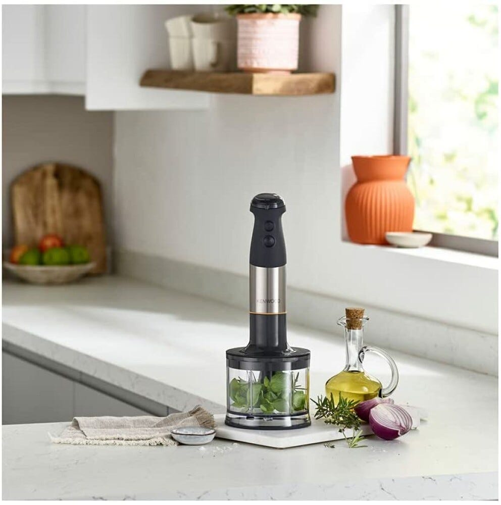 Kenwood HBM60.307GY Triblade XL Frullatore a immersione 1000 w - grigio
