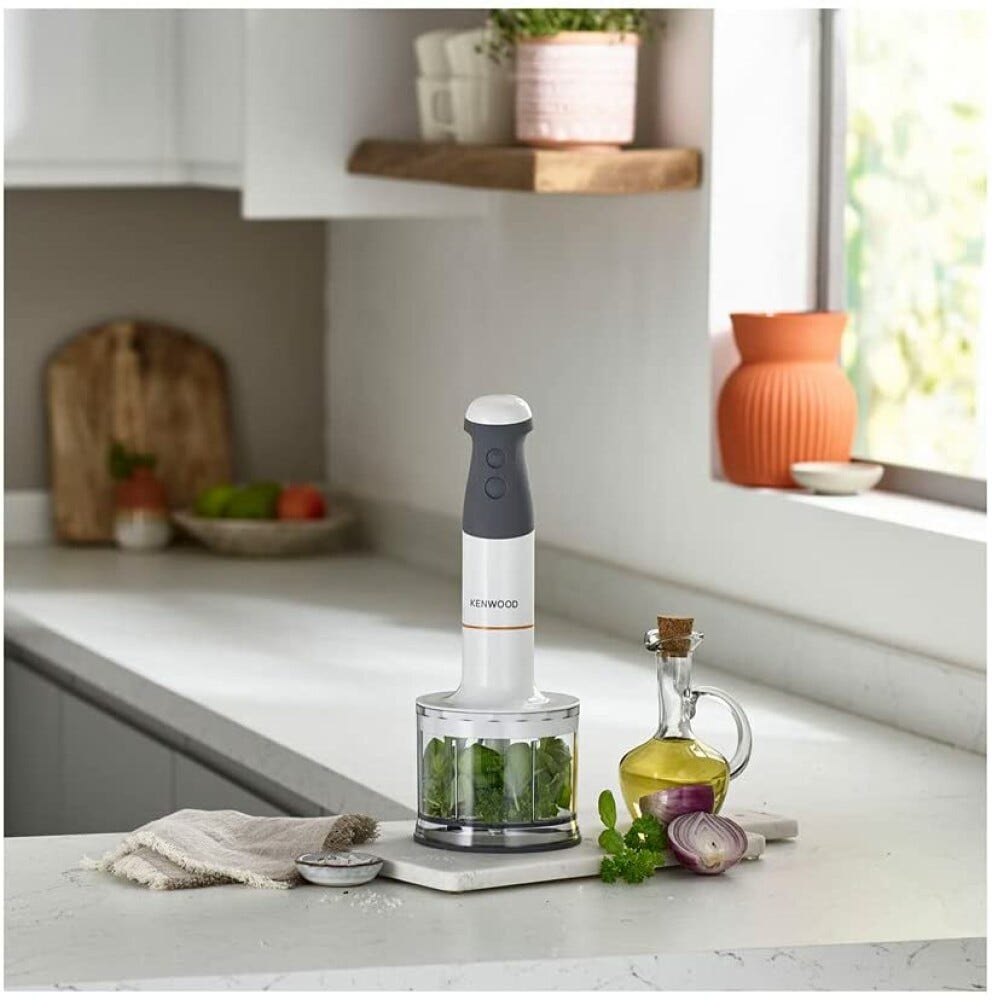 Kenwood HBM40.306WH Triblade XL Frullatore a immersione 850W - bianco
