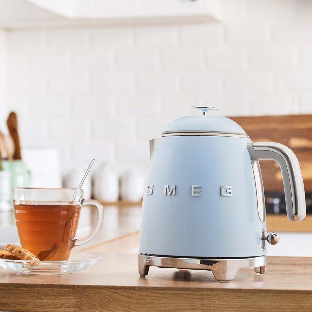 Smeg Selection KLF05PBEU 50's Style Mini Bollitore - azzurro Lucido