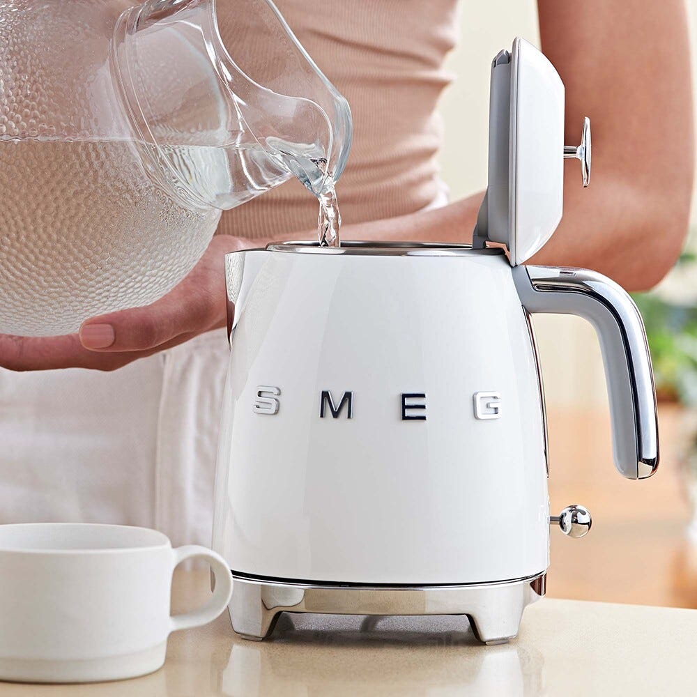 Smeg Selection KLF05WHEU 50's Style Mini Bollitore - bianco Lucido