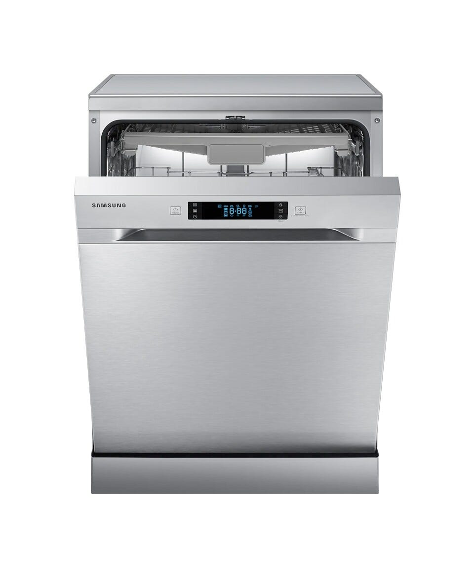 Samsung DW60M6050FS/EC Lavastoviglie a libera installazione cm. 60 - 14 coperti - silver