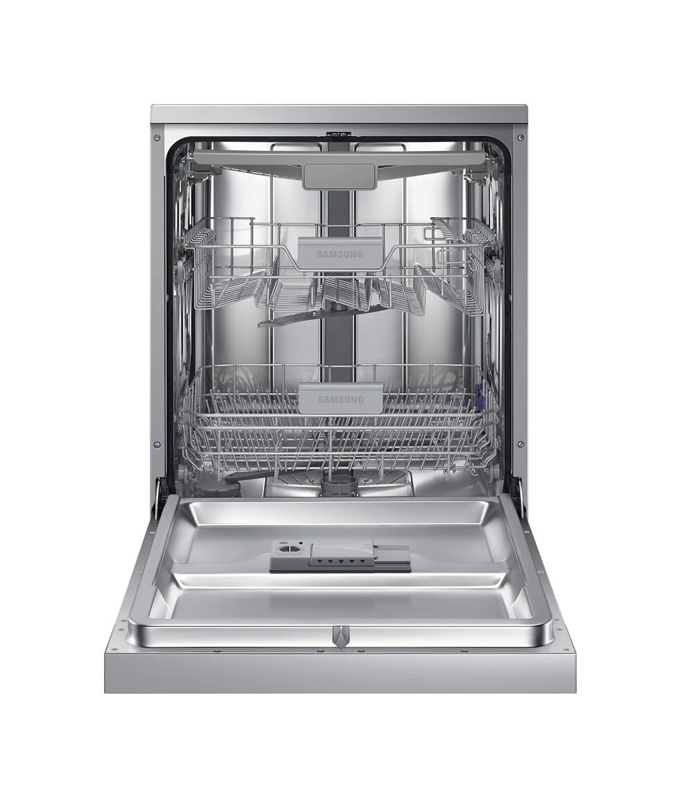 Samsung DW60M6050FS/EC Lavastoviglie a libera installazione cm. 60 - 14 coperti - silver