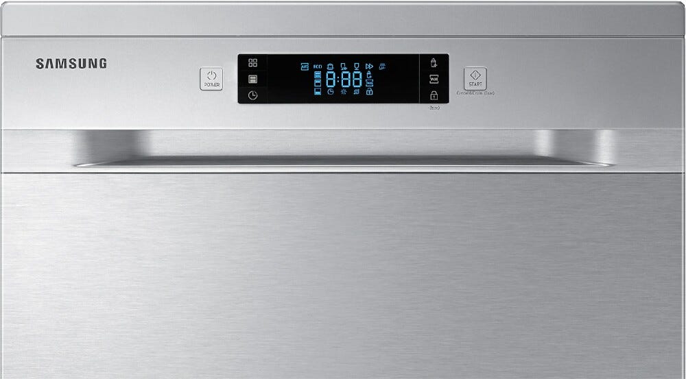 Samsung DW60M6050FS/EC Lavastoviglie a libera installazione cm. 60 - 14 coperti - silver