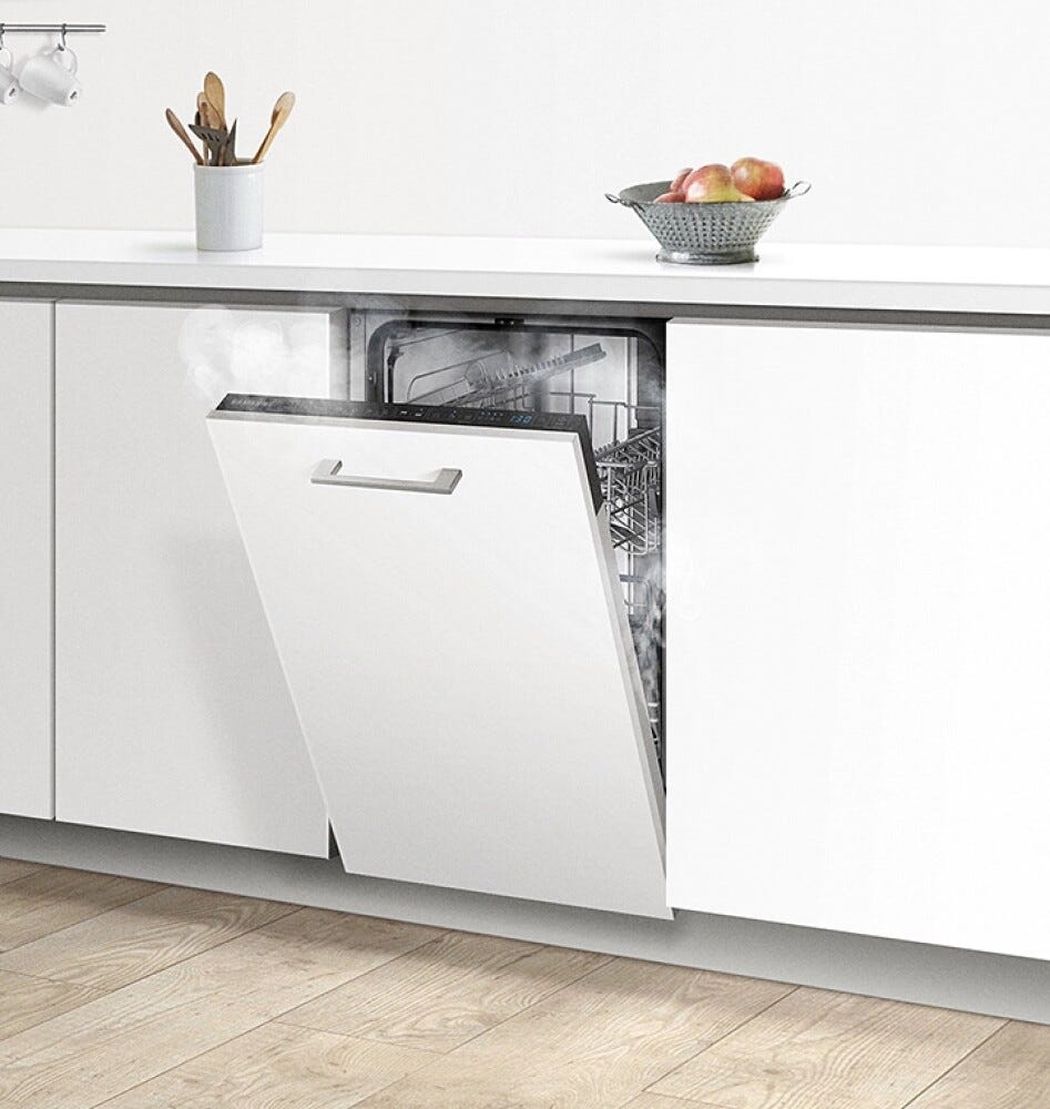 Samsung DW50R4070BB Lavastoviglie slim integrata totale cm. 45 - 10 coperti