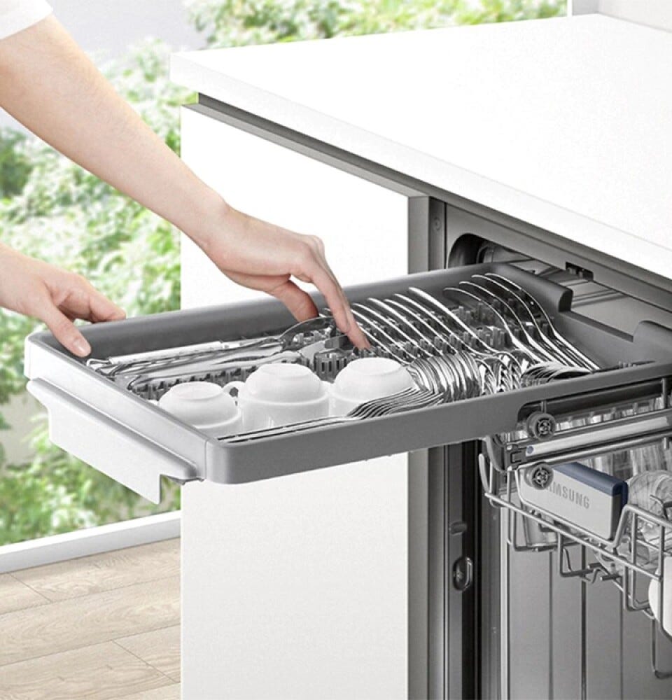 Samsung DW50R4070BB Lavastoviglie slim integrata totale cm. 45 - 10 coperti