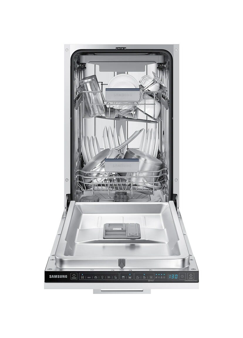 Samsung DW50R4070BB Lavastoviglie slim integrata totale cm. 45 - 10 coperti