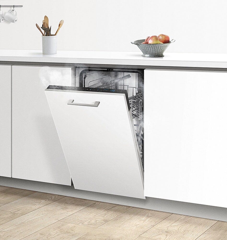 Samsung DW50R4060BB/EO Lavastoviglie slim integrata totale cm. 45 - 9 coperti