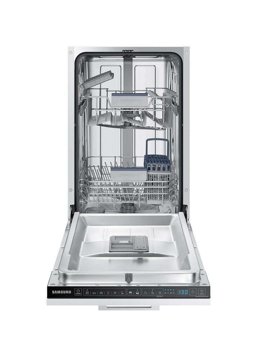 Samsung DW50R4060BB/EO Lavastoviglie slim integrata totale cm. 45 - 9 coperti