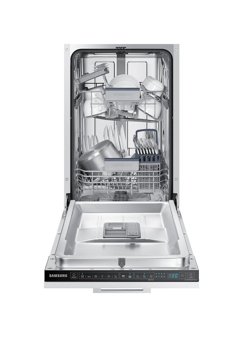 Samsung DW50R4060BB/EO Lavastoviglie slim integrata totale cm. 45 - 9 coperti