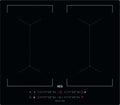 AEG IKS64453IB Serie 6000 Piano cottura a induzione cm. 58 - vetroceramica nero