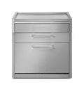 Steel Genesi GQ9C-P Worktables Tavolo da lavoro 90 cm, 2 cassetti push-pull, acciaio inox AISI 304