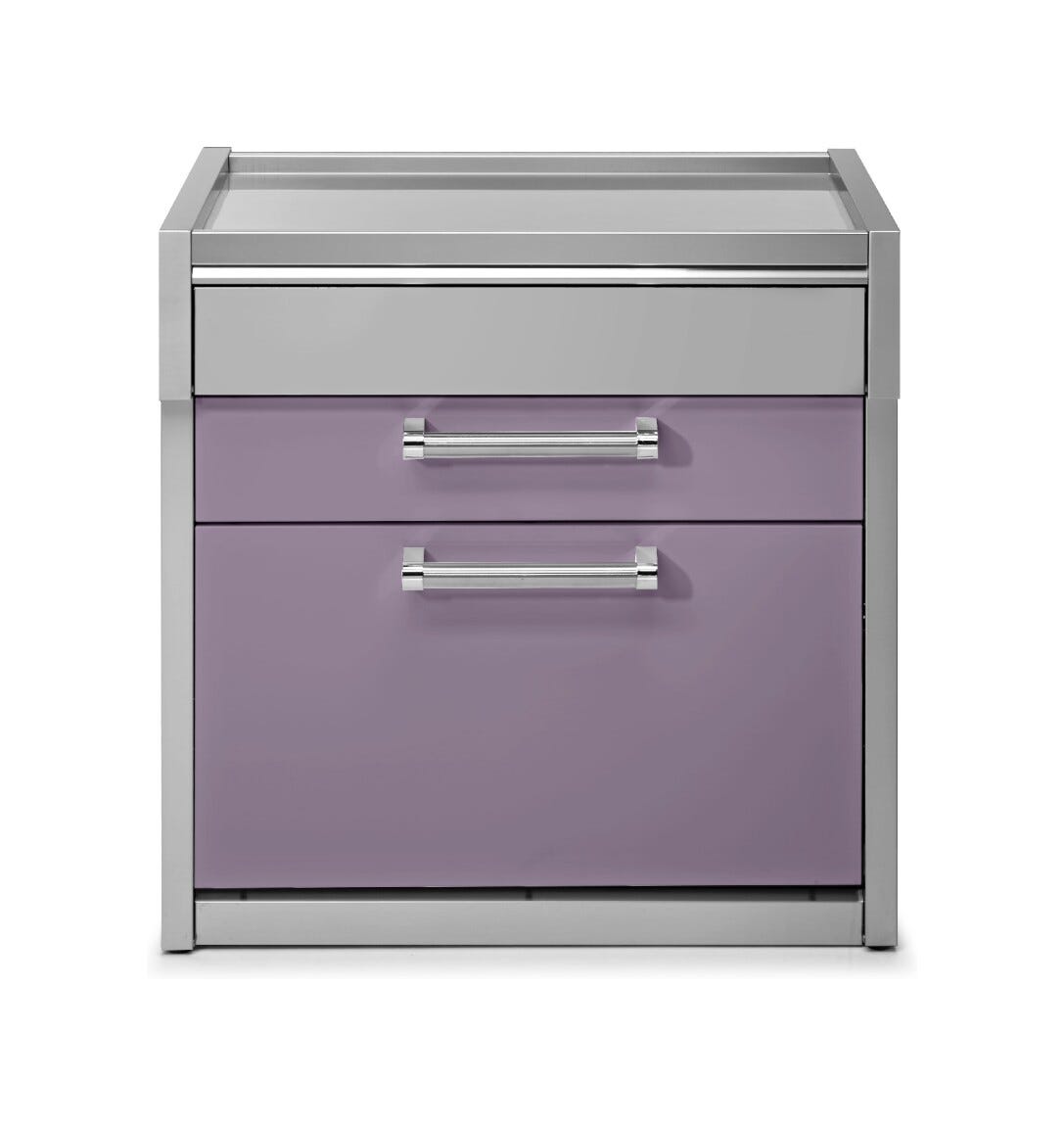 Steel Genesi GQ9C-P Worktables Tavolo da lavoro 90 cm, 2 cassetti push-pull, acciaio inox AISI 304