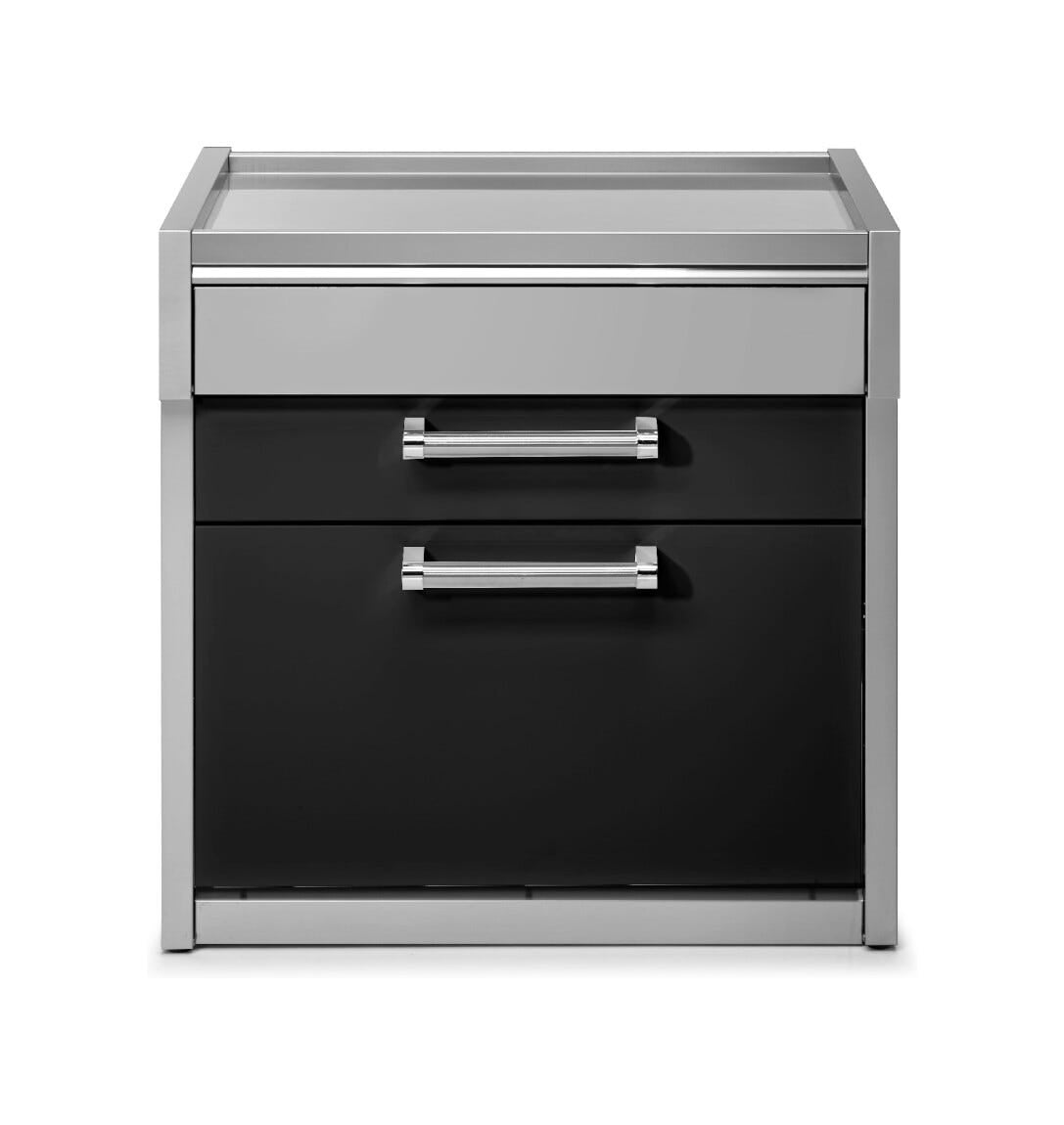 Steel Genesi GQ9C-P Worktables Tavolo da lavoro 90 cm, 2 cassetti push-pull, acciaio inox AISI 304