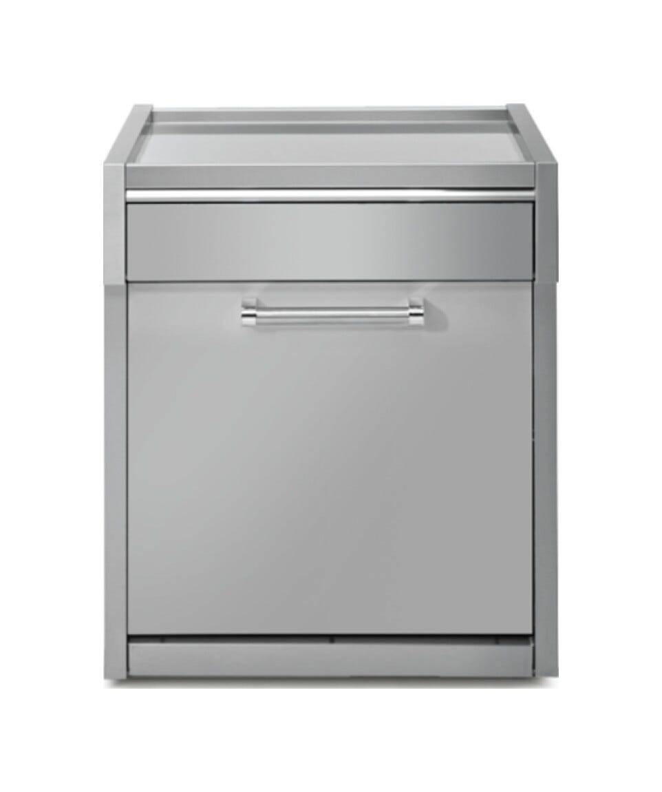 Steel Genesi GQ7S-P Worktables Piano da lavoro 70 cm in acciaio inox con sportelli, sistema modulare professionale