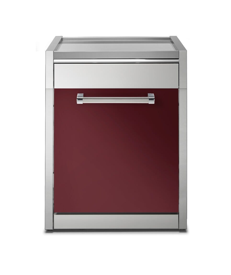 Steel Genesi GQ7S-P Worktables Piano da lavoro 70 cm in acciaio inox con sportelli, sistema modulare professionale