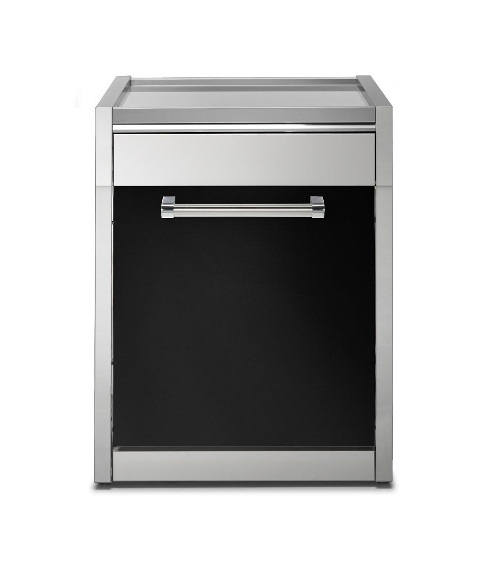 Steel Genesi GQ7S-P Worktables Piano da lavoro 70 cm in acciaio inox con sportelli, sistema modulare professionale