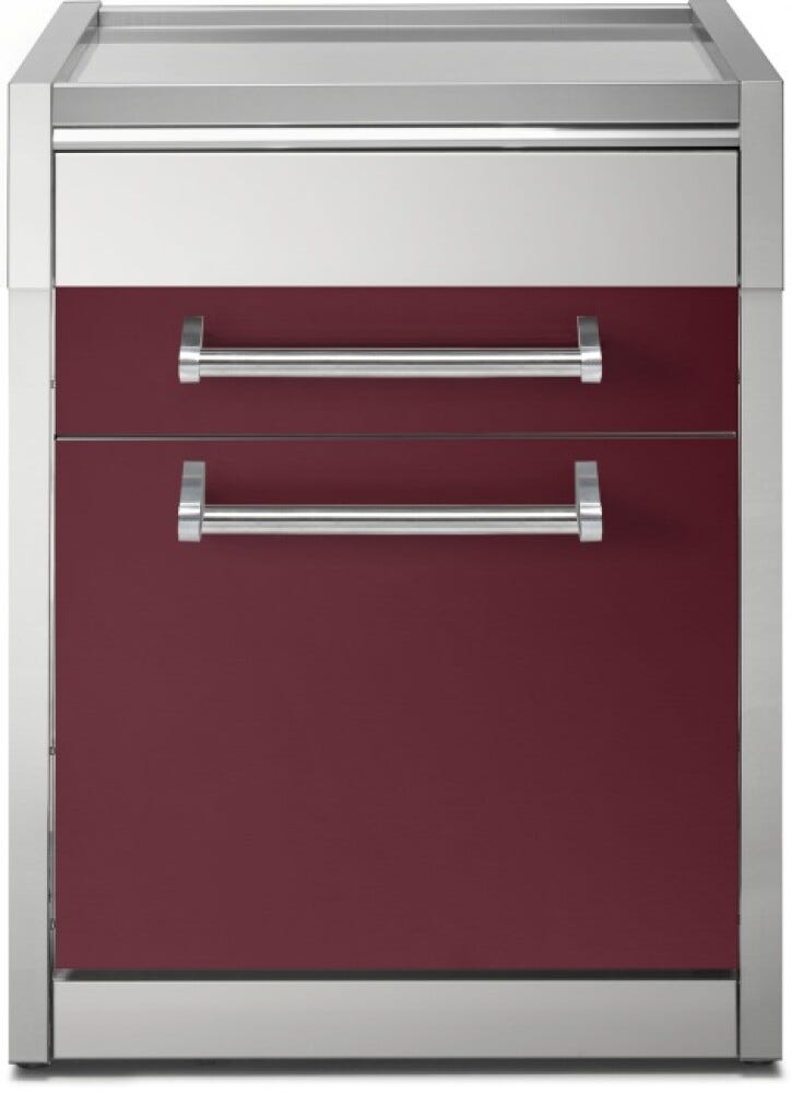 Steel Genesi GQ7C-P Worktables Piano da lavoro 70 cm in acciaio inox con cassetti, sistema modulare professionale