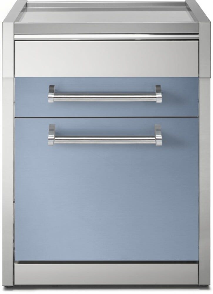 Steel Genesi GQ7C-P Worktables Piano da lavoro 70 cm in acciaio inox con cassetti, sistema modulare professionale