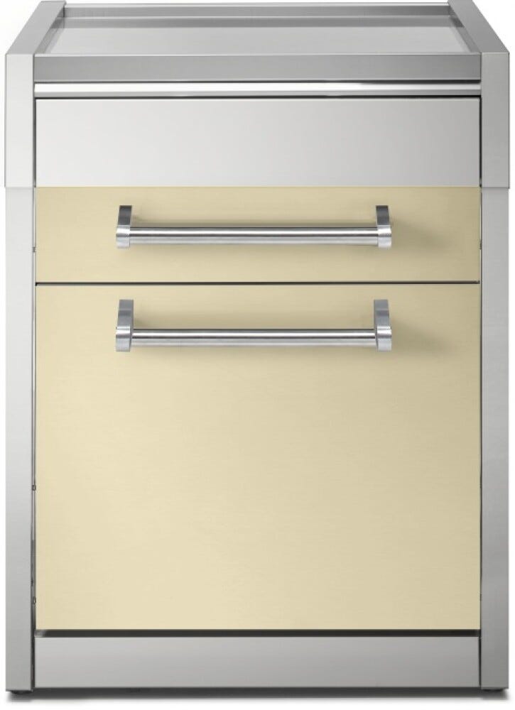 Steel Genesi GQ7C-P Worktables Piano da lavoro 70 cm in acciaio inox con cassetti, sistema modulare professionale