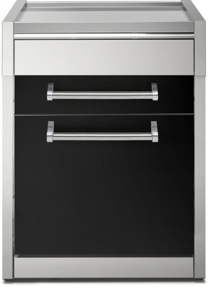 Steel Genesi GQ7C-P Worktables Piano da lavoro 70 cm in acciaio inox con cassetti, sistema modulare professionale
