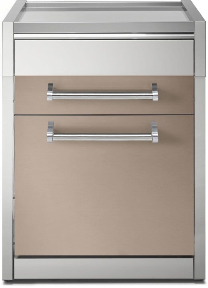 Steel Genesi GQ7C-P Worktables Piano da lavoro 70 cm in acciaio inox con cassetti, sistema modulare professionale