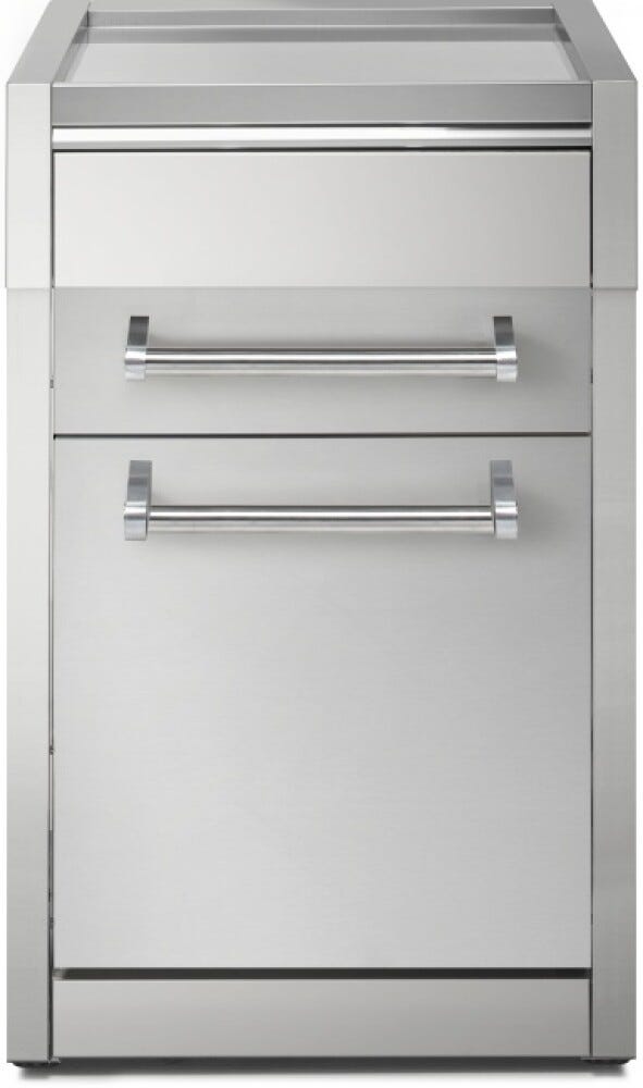 Steel Genesi GQ4C-P Worktables Piano da lavoro compatto 45 cm in acciaio inox con cassetti, sistema modulare professionale