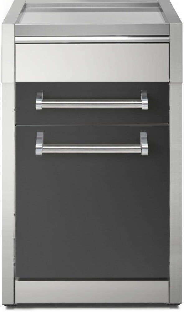 Steel Genesi GQ4C-P Worktables Piano da lavoro compatto 45 cm in acciaio inox con cassetti, sistema modulare professionale