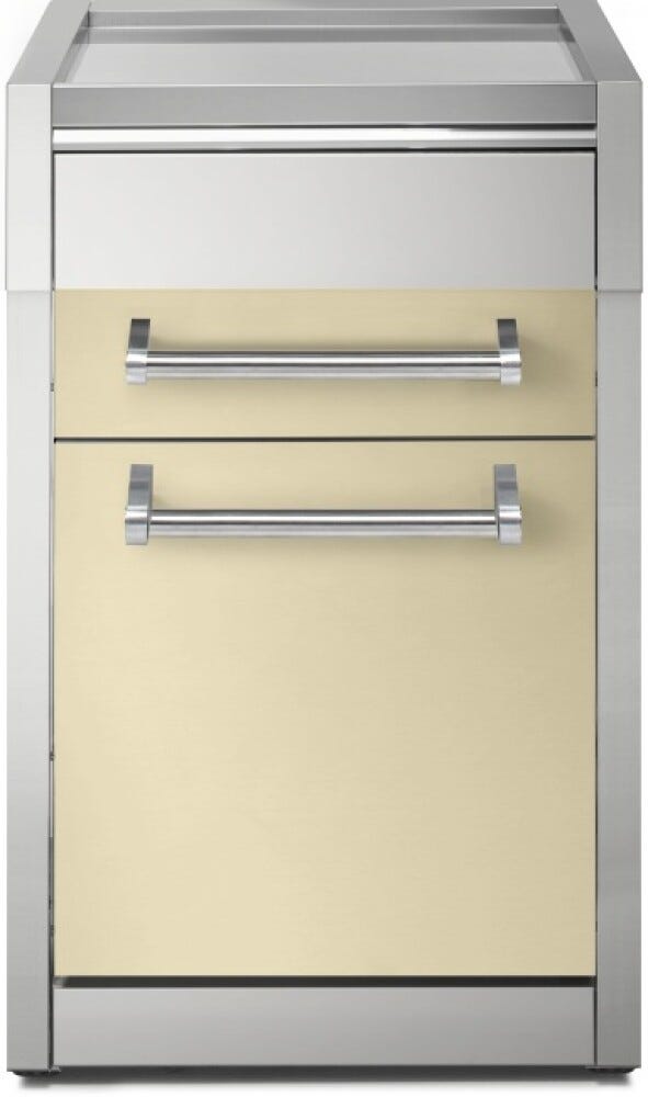 Steel Genesi GQ4C-P Worktables Piano da lavoro compatto 45 cm in acciaio inox con cassetti, sistema modulare professionale