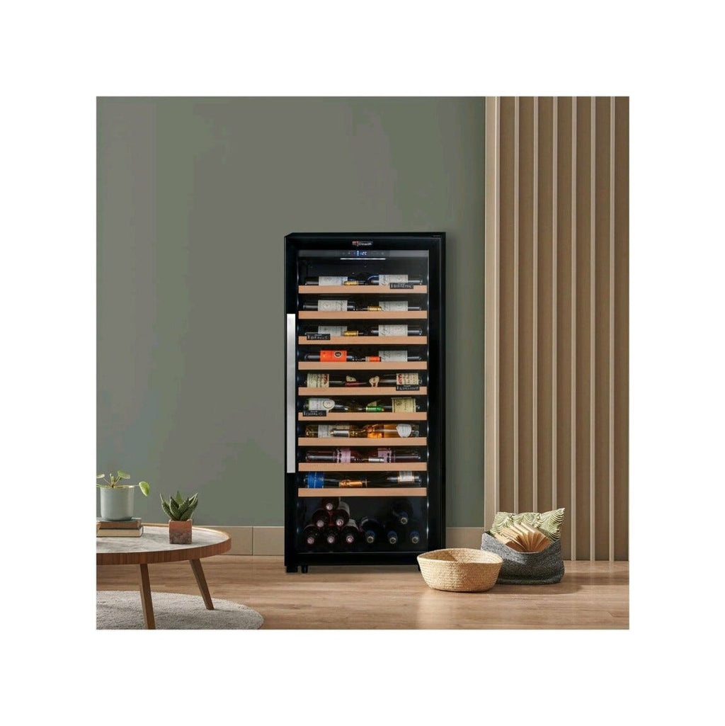 Avintage CPF100B1 Cantina vino a libera installazione cm. 60 h. 130 - 98 bottiglie - nero