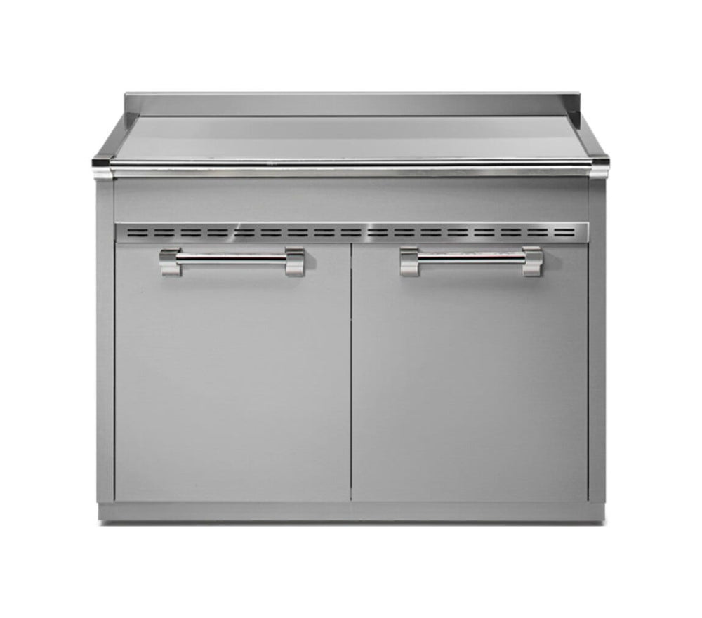 Steel Ascot A12S-P Ascot Piano da lavoro 120 cm, acciaio inox, 2 cassetti, 2 ante, soft-close