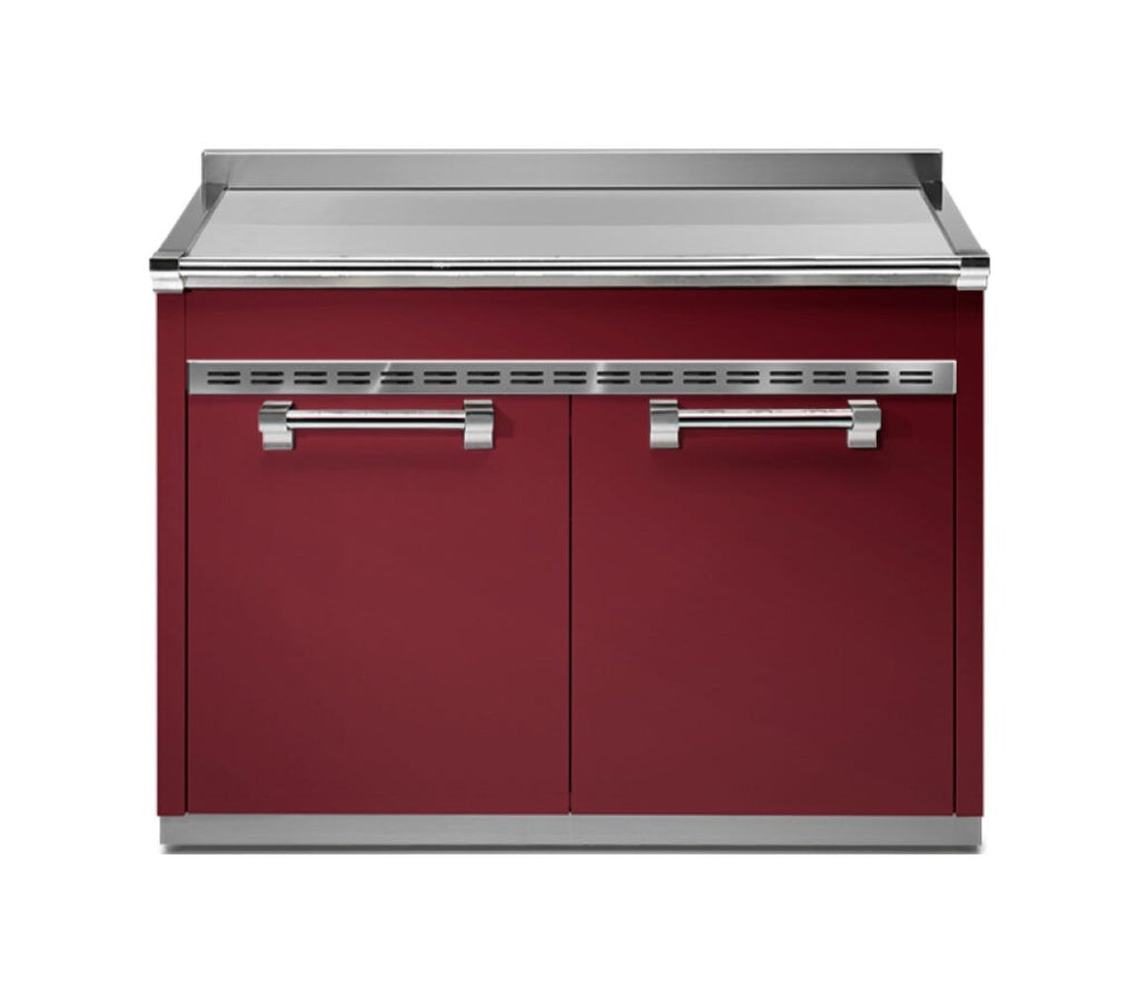 Steel Ascot A12S-P Ascot Piano da lavoro 120 cm, acciaio inox, 2 cassetti, 2 ante, soft-close