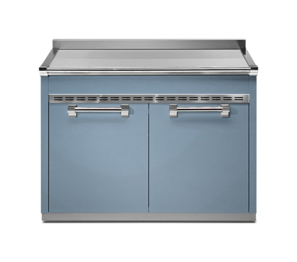 Steel Ascot A12S-P Ascot Piano da lavoro 120 cm, acciaio inox, 2 cassetti, 2 ante, soft-close