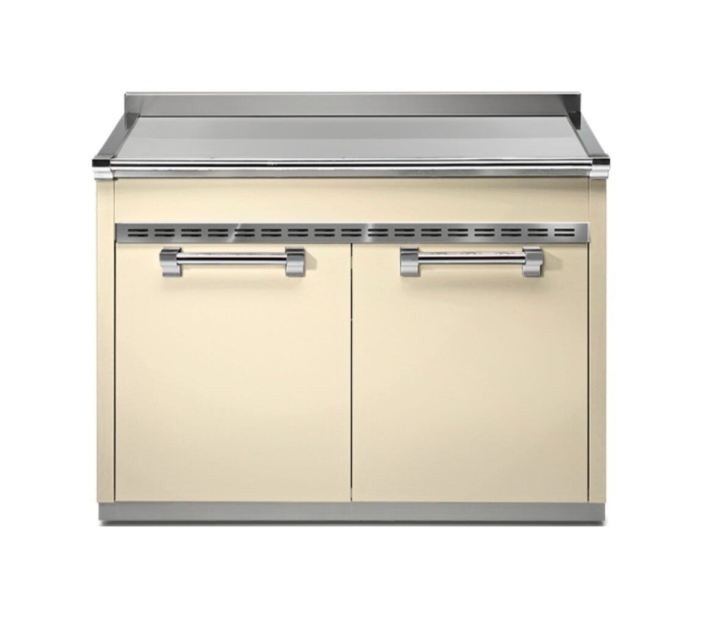 Steel Ascot A12S-P Ascot Piano da lavoro 120 cm, acciaio inox, 2 cassetti, 2 ante, soft-close