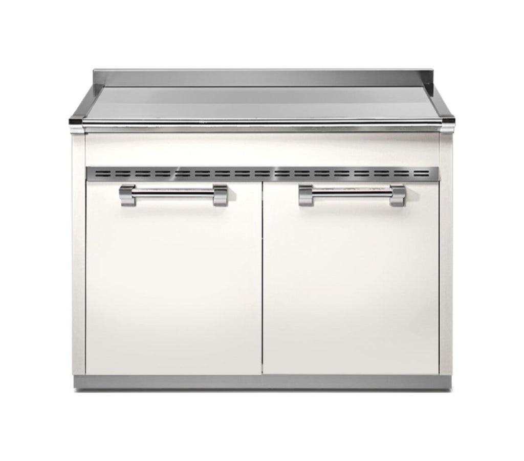 Steel Ascot A12S-P Ascot Piano da lavoro 120 cm, acciaio inox, 2 cassetti, 2 ante, soft-close