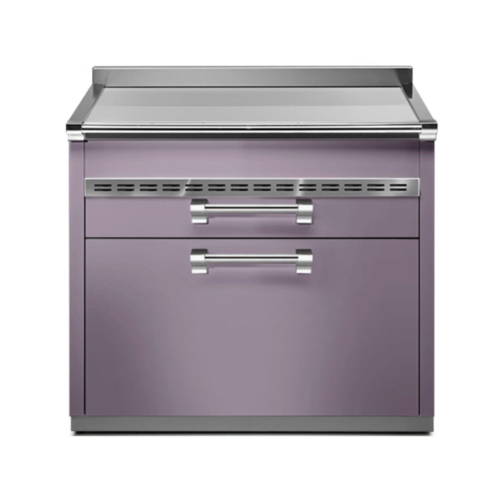 Steel Ascot A9C-P Ascot Piano da lavoro 90 cm, 3 cassetti soft-close, acciaio inox AISI 304
