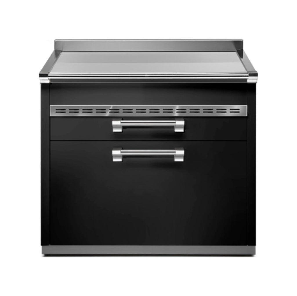 Steel Ascot A9C-P Ascot Piano da lavoro 90 cm, 3 cassetti soft-close, acciaio inox AISI 304
