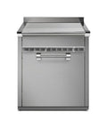 Steel Ascot A7S-P Ascot Piano da lavoro 70 cm, 1 cassetto push-pull + 1 anta soft-close, acciaio inox