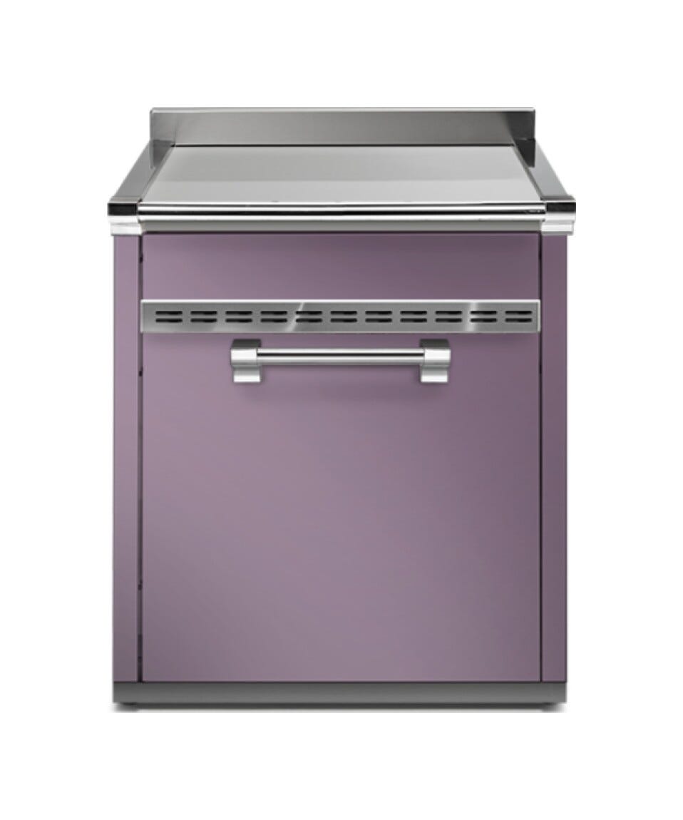 Steel Ascot A7S-P Ascot Piano da lavoro 70 cm, 1 cassetto push-pull + 1 anta soft-close, acciaio inox