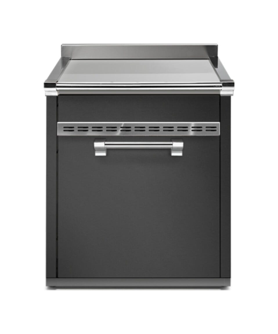Steel Ascot A7S-P Ascot Piano da lavoro 70 cm, 1 cassetto push-pull + 1 anta soft-close, acciaio inox