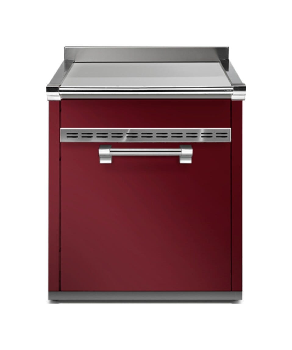 Steel Ascot A7S-P Ascot Piano da lavoro 70 cm, 1 cassetto push-pull + 1 anta soft-close, acciaio inox