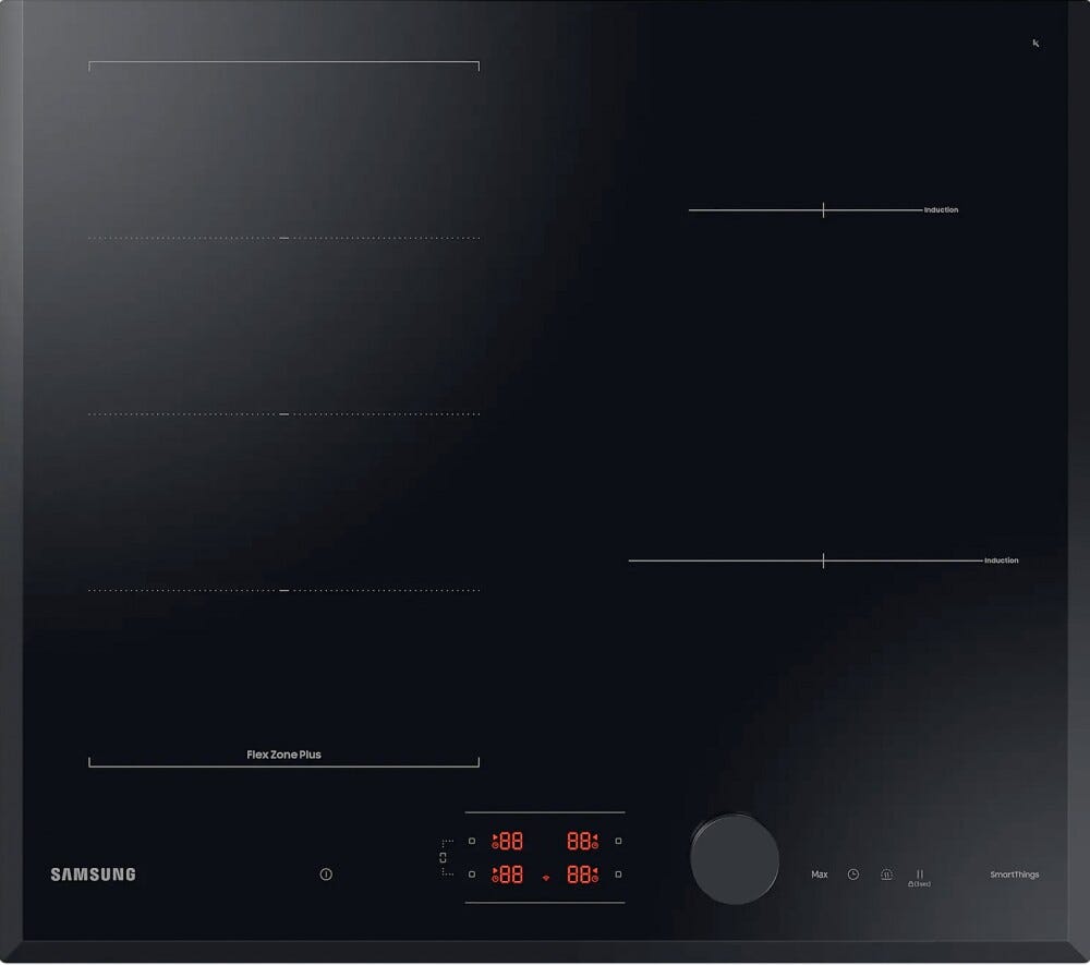 Samsung NZ64B6058KK Piano cottura a induzione cm. 60 - vetroceramica nero