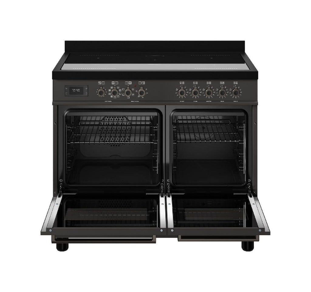 Bertazzoni PRO105I2ECAT Professional Cucina da accosto 100 cm, piano induzione 5 zone, doppio forno, nero