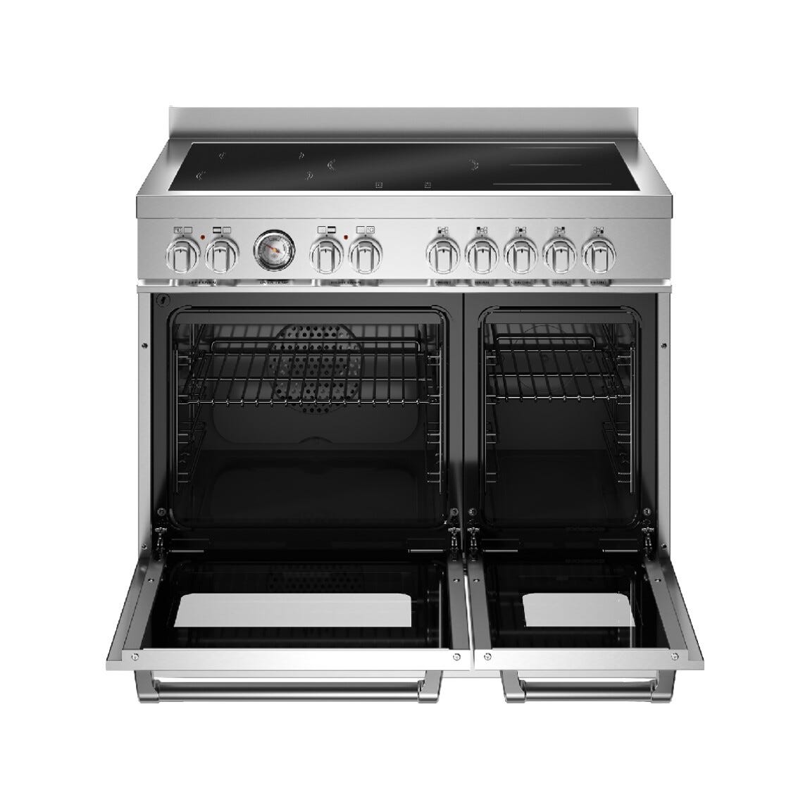 Bertazzoni MAS95I2EXT Master Cucina a libera installazione 90 cm, piano a induzione 5 zone con doppio forno, inox
