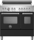 Bertazzoni MAS95I2ENET Master Cucina a libera installazione 90 cm, piano a induzione 5 zone con doppio forno, nero