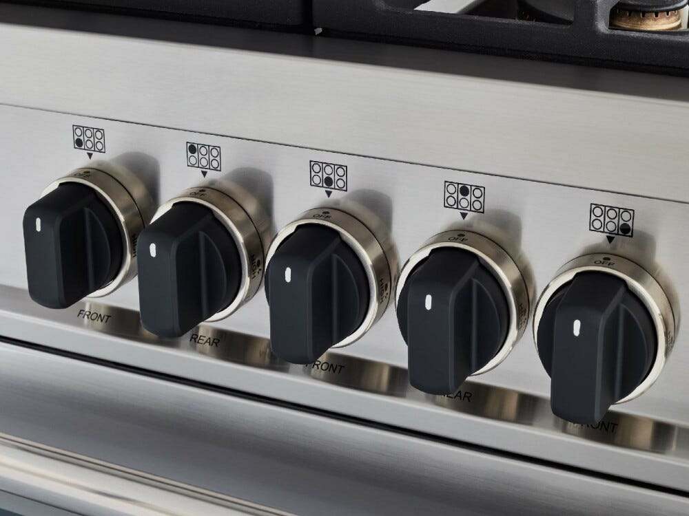 Bertazzoni MAS95C1MXV Master Cucina da accosto 90 cm, piano a gas 6 fuochi, forno gas ventilato 142 L, inox