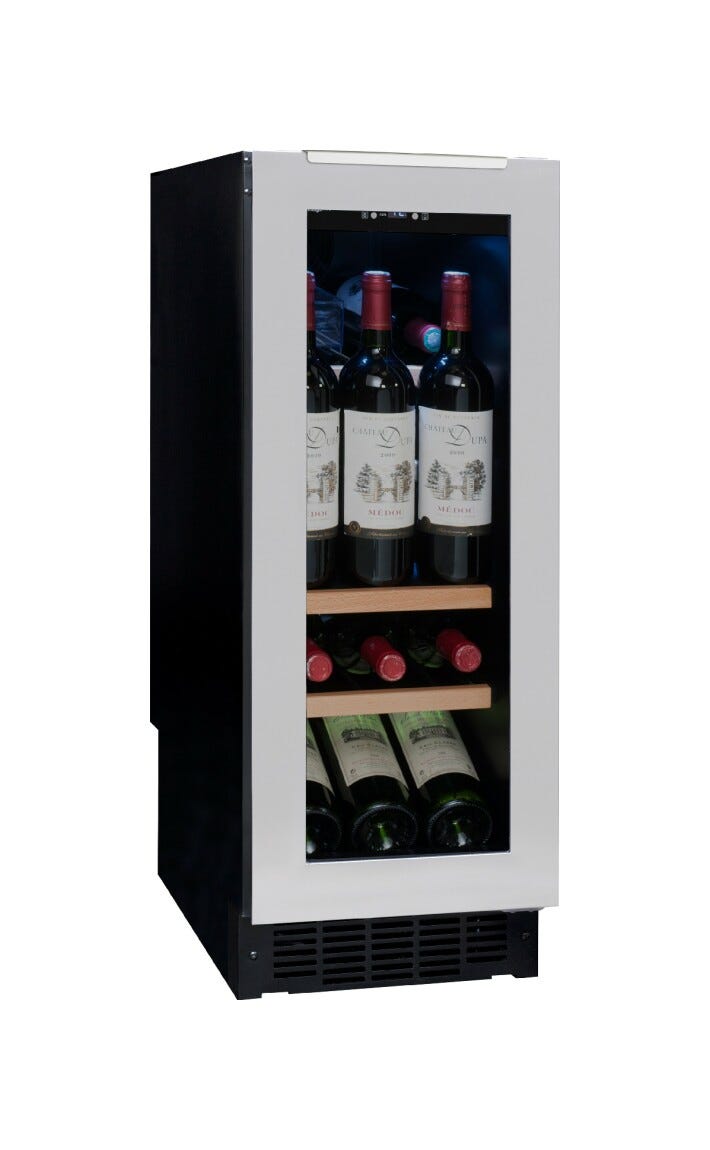 Avintage AVU23TXA Cantina vino da incasso sottotop cm. 30 h. 82 - 21 bottiglie - inox