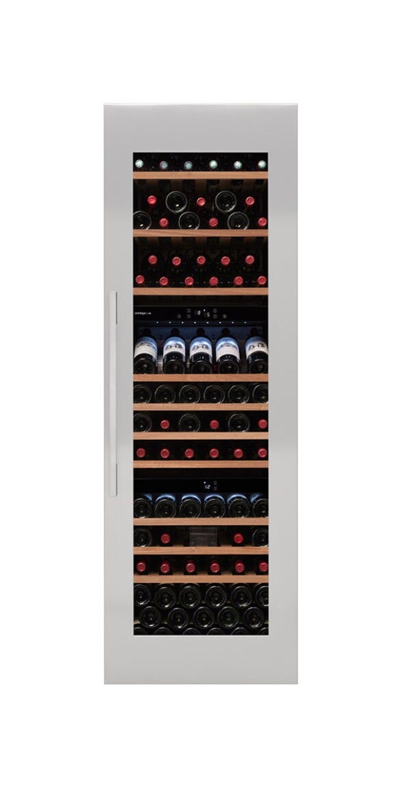 Avintage AVI97AX3ZI Cantina vino ad incasso cm. 60 h. 179 - 97 bottiglie - inox