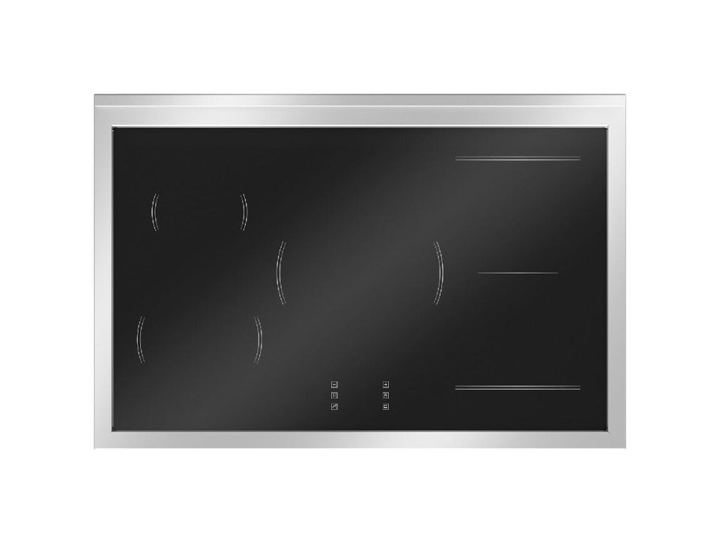 Bertazzoni PRO95I1EROT Professional Cucina da accosto 90 cm, 5 zone a induzione con 2 zone flex e forno elettrico 103 L, rosso