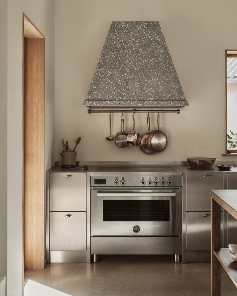 Bertazzoni PRO95I1EXT Professional Cucina da accosto 90 cm, 5 zone a induzione con 2 zone flex e forno elettrico 103 L, inox